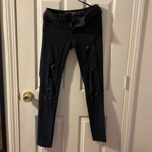 American Eagle Black Jegging Super Stretch